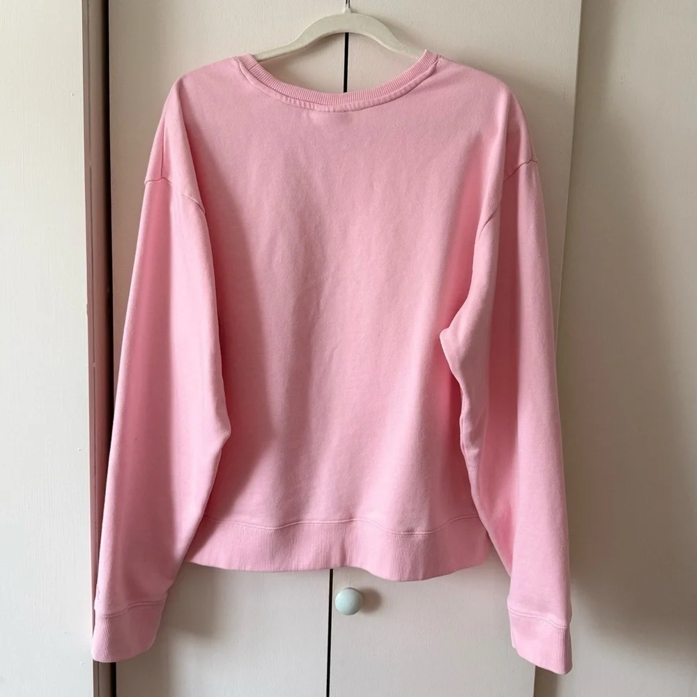 Champion Women's Light Pink Crewneck Sweatshirt